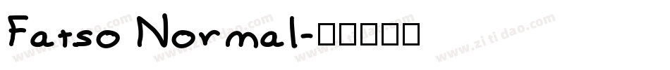 Fatso Normal字体转换